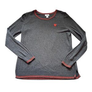 Old Navy Gray Heart Shirt